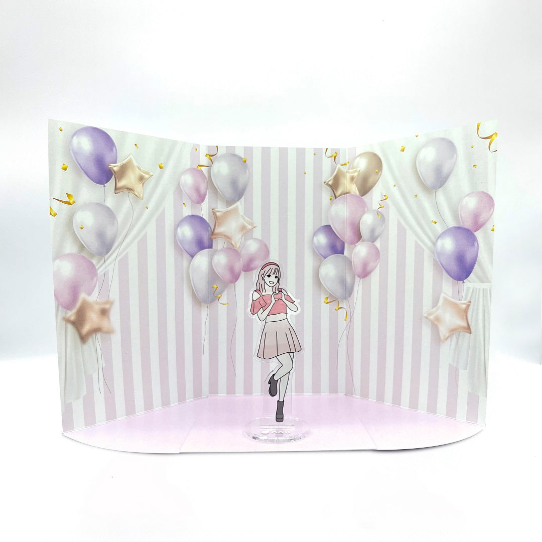 アクスタ背景ステージ balloon